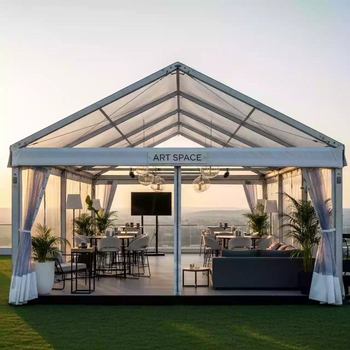 Аренда Шатры для мероприятий Elite в ресторане «La Terrazza» — ART SPACE