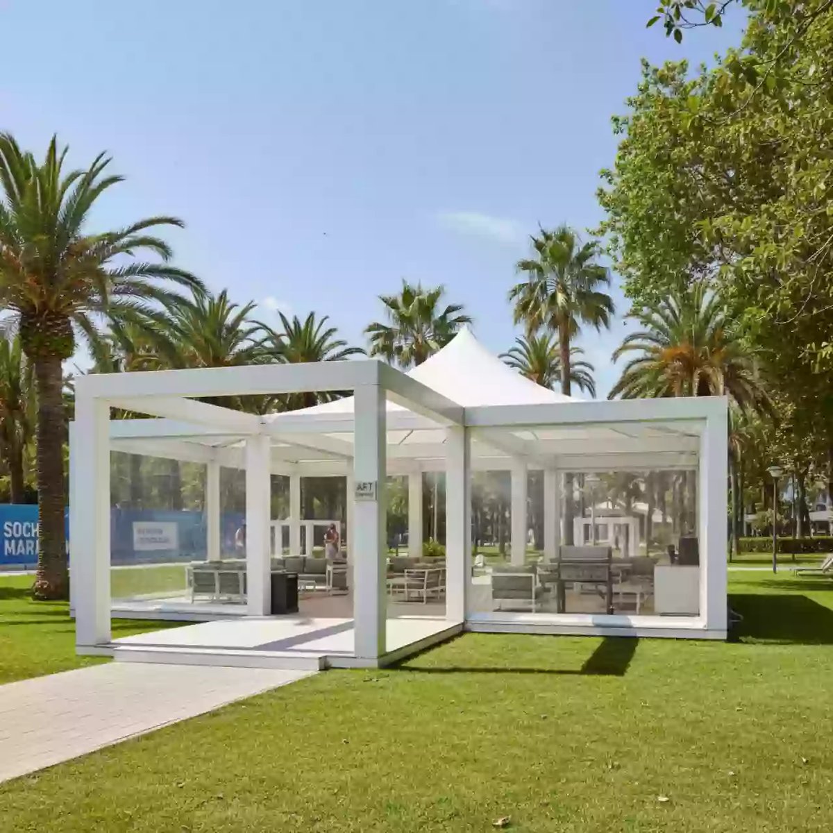 Аренда Шатры для шашлыка в парке «Ривьера» — ART SPACE
