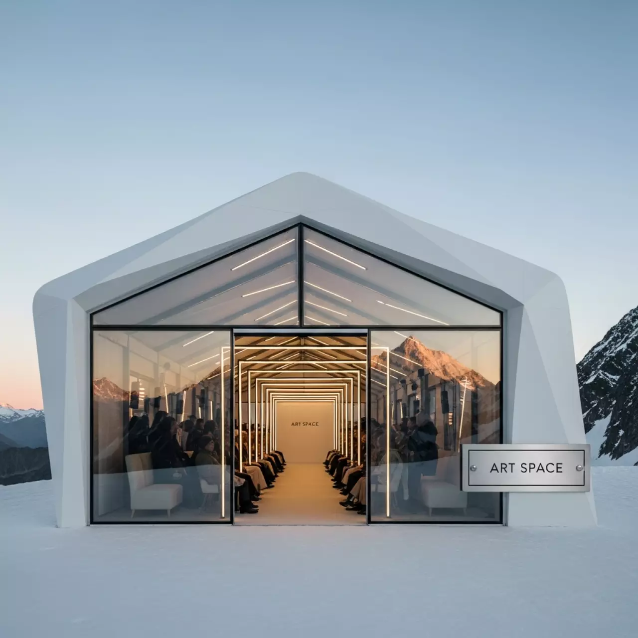 Аренда Шатры для VK Fest на площадке Rosa Peak (2320м) — ART SPACE