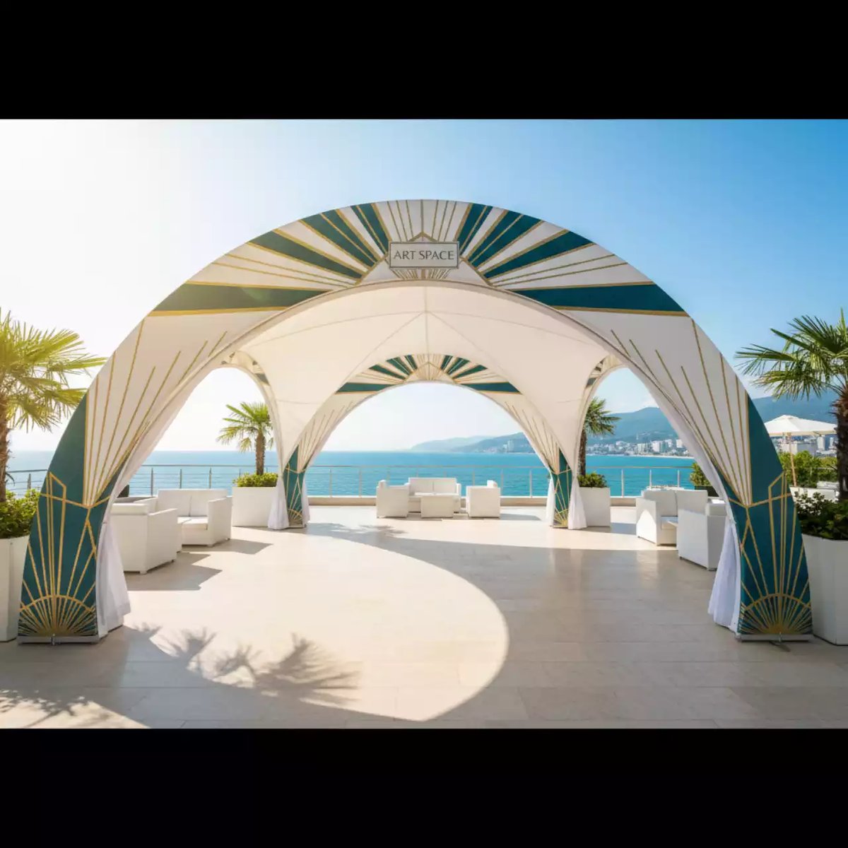 Аренда Шатры и тенты арочные в Pullman Sochi Centre — ART SPACE