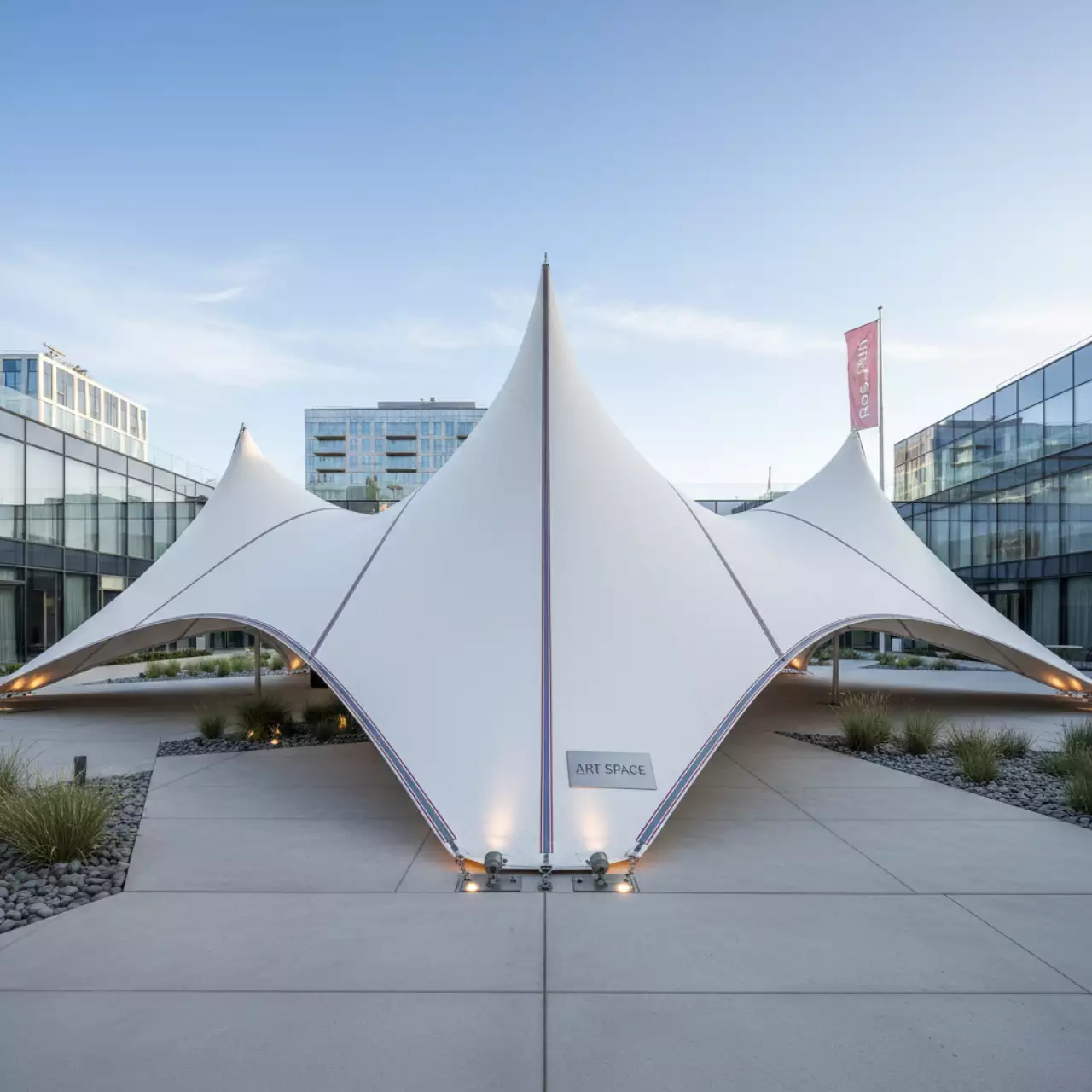 Аренда Шатры мембранные в Stella di Mosca — ART SPACE