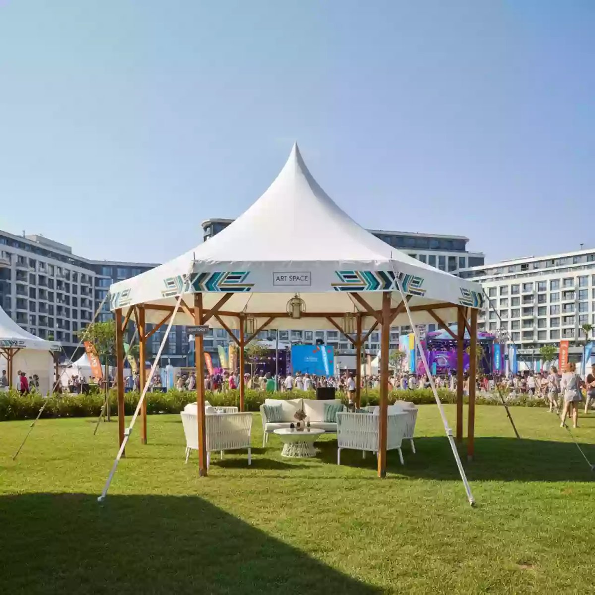 Аренда Шатры Пагода 5x5 в Сочи Парк Отеле — ART SPACE