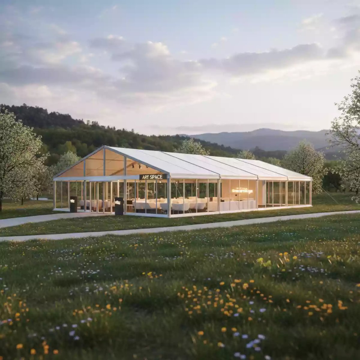 Аренда Шатры тенты павильоны в Пермском крае — ART SPACE