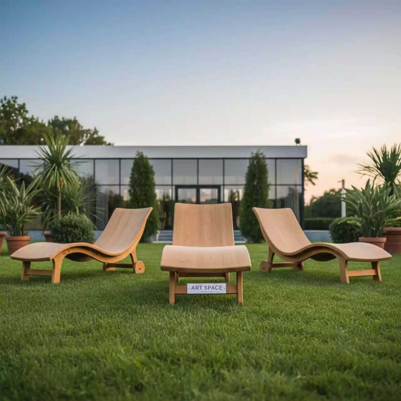 Аренда Шезлонг деревянный Calypso в санатории «Октябрьский» — ART SPACE