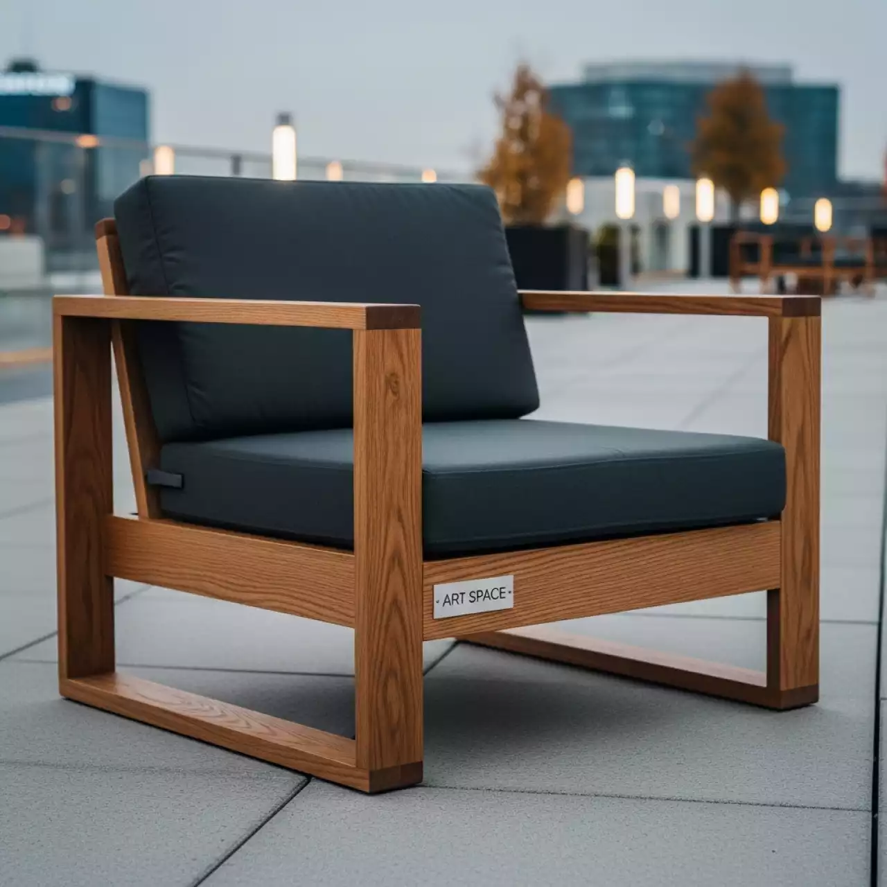 Аренда Шезлонг деревянный с матрасом Roova в Sport Inn Hotel & Wellness — ART SPACE