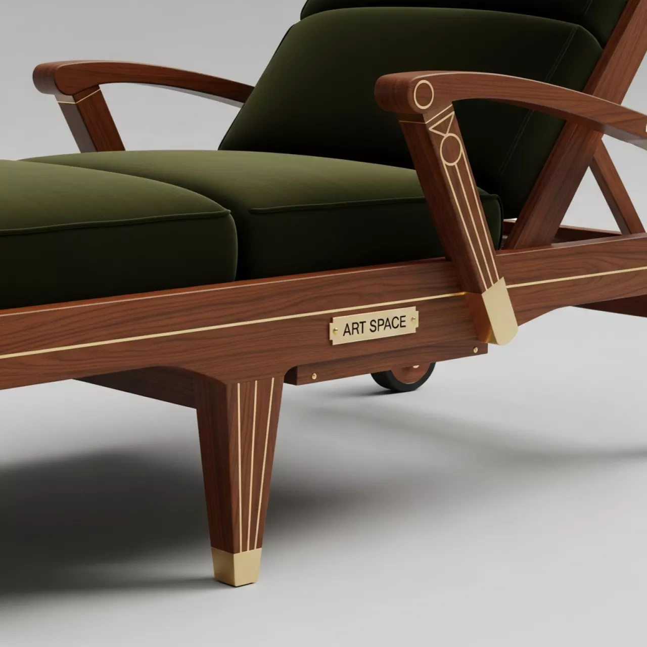 Аренда Шезлонг деревянный Shine на Медальной площади — ART SPACE