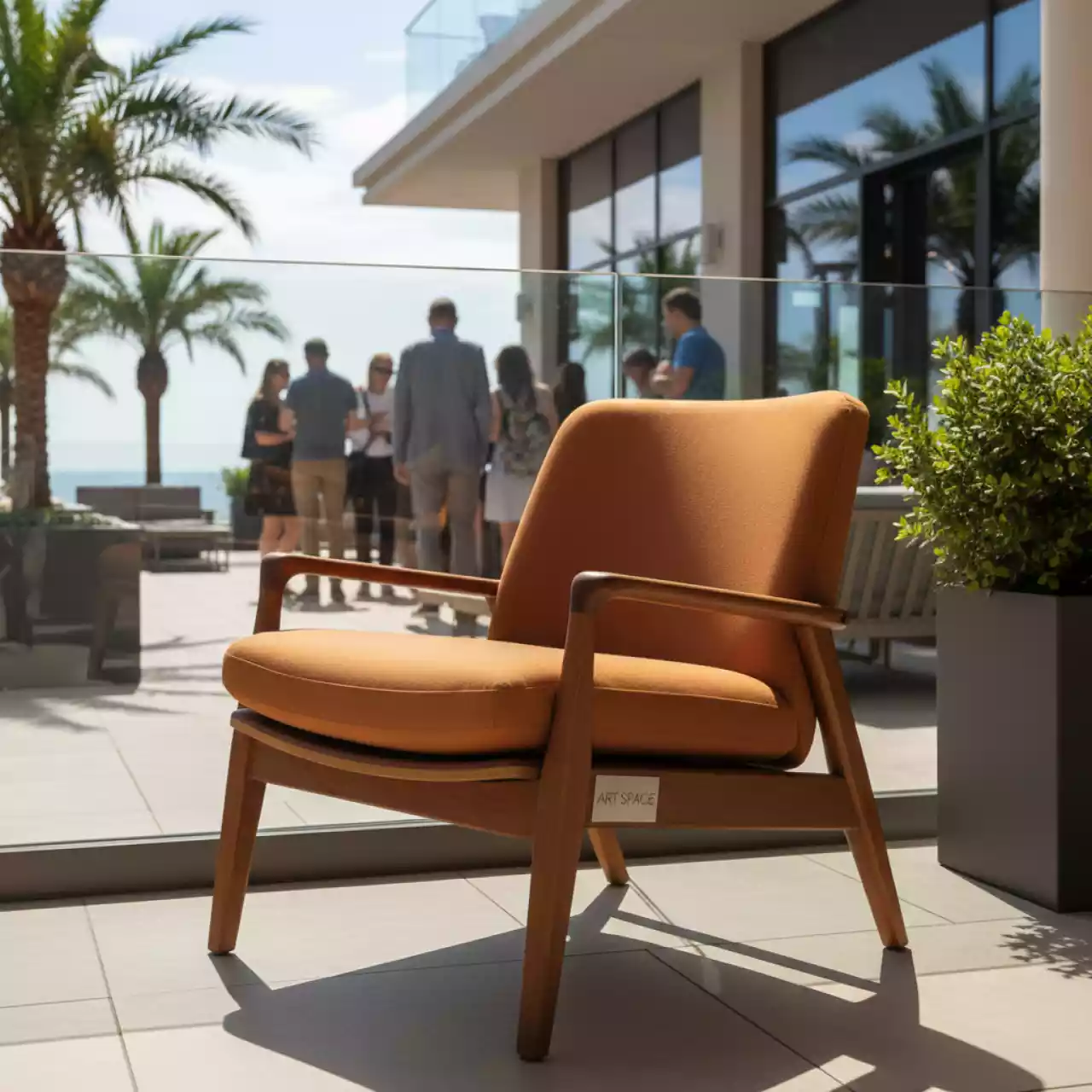 Аренда Шезлонг Джайпур Jaipur коричневый Гранд Отель Сочи — ART SPACE