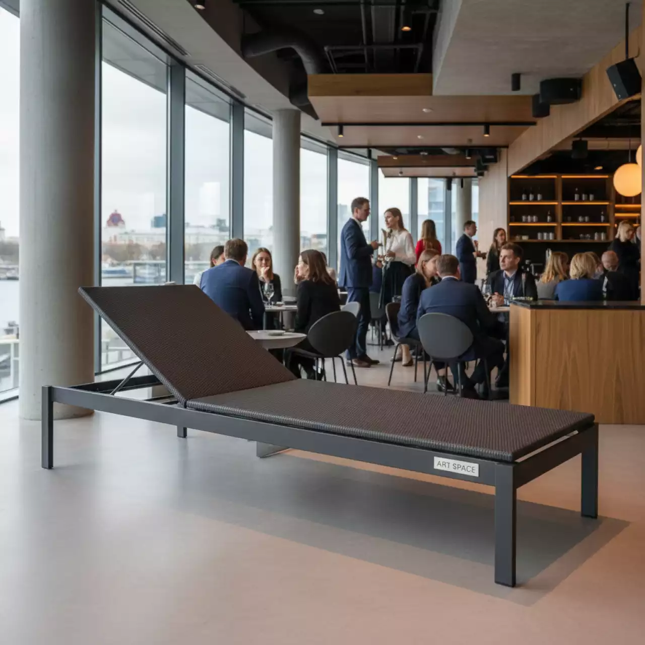 Аренда Шезлонг графит Атлантик Atlantic в ресторане «Магадан» — ART SPACE