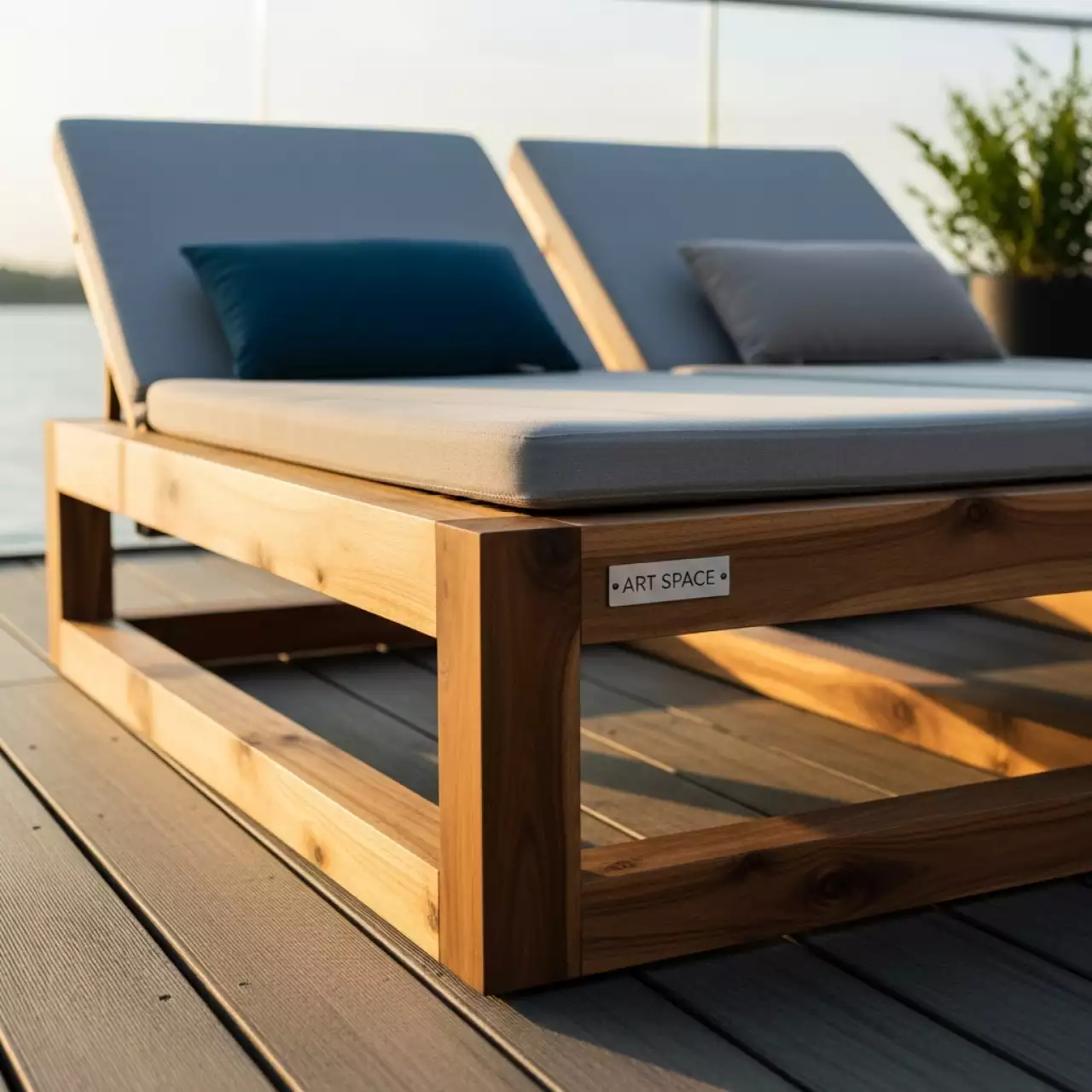 Аренда Шезлонг из акации Booka в ресторане «Магадан» — ART SPACE