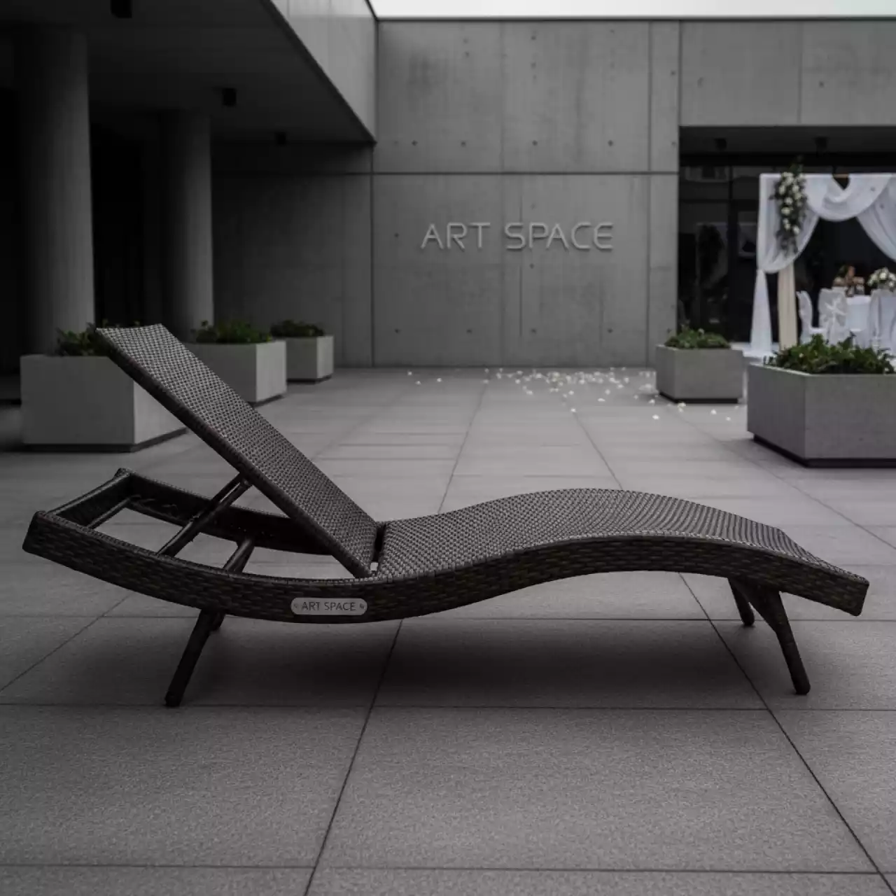 Аренда Шезлонг коричневый Атлантик Atlantic в санатории «Металлург» — ART SPACE
