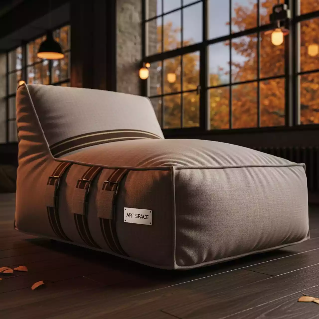 Аренда Шезлонг кушетка мягкий Belt в ресторане «Высота 5642» — ART SPACE