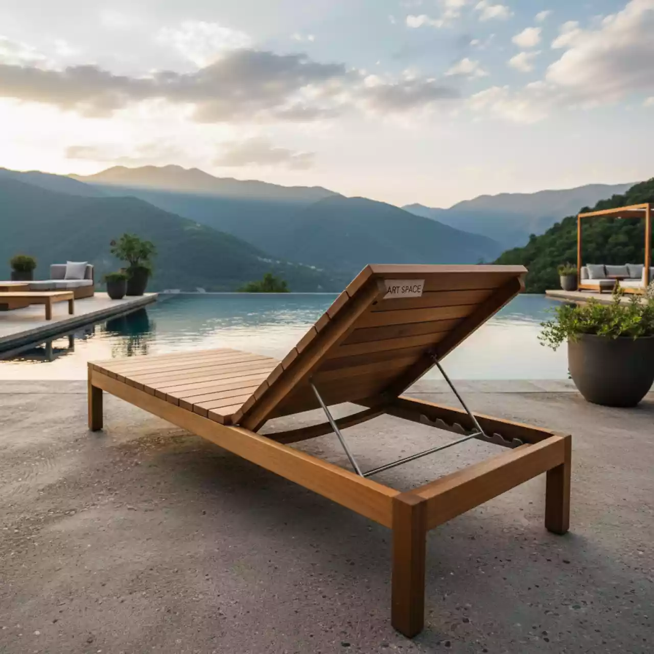 Аренда Шезлонг Langkawi деревянный в Karat Resort — ART SPACE