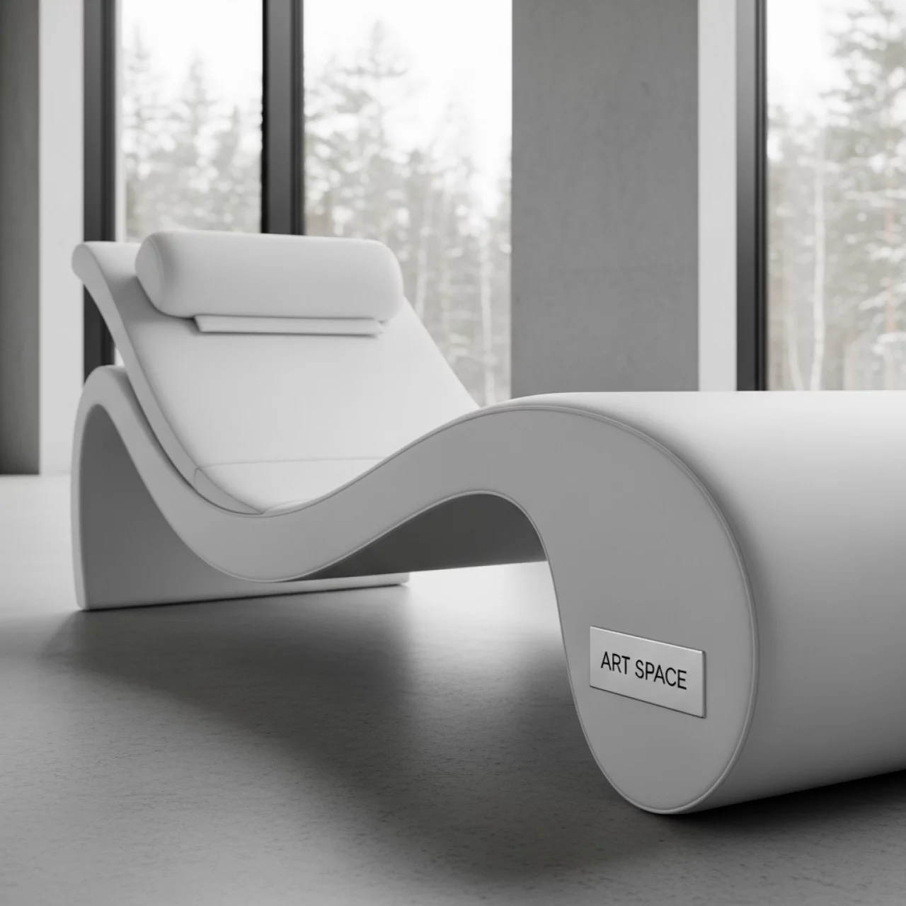 Аренда Шезлонг Leone белый в ресторане «Высота 5642» — ART SPACE