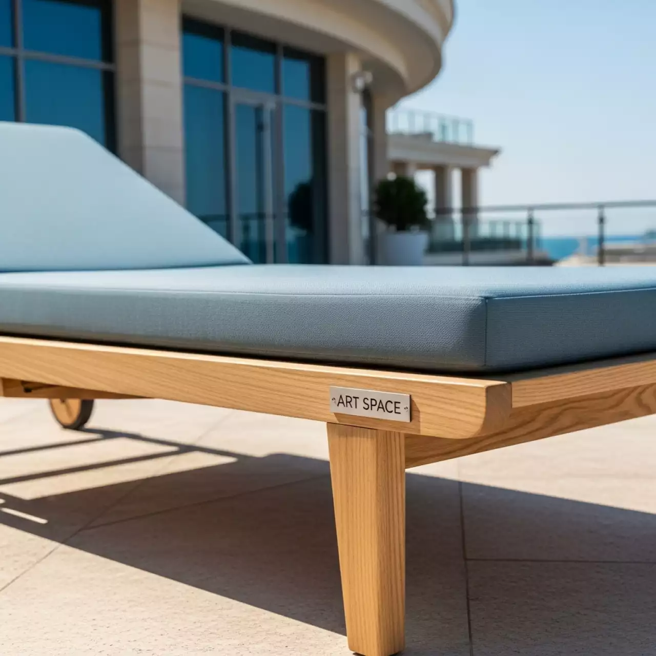 Аренда Шезлонг лежак деревянный с матрасом Verda в Swissôtel Resort Sochi Kamelia — ART SPACE