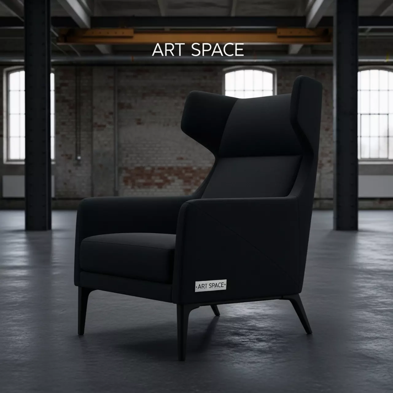 Аренда Шезлонг лежак Мальта AFM 503 Black в лофте «Студия 21» — ART SPACE