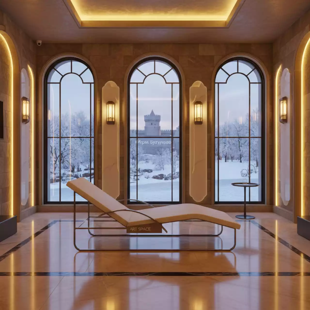 Аренда Шезлонг лежак Мальта AFM 511 White в отеле «Богатырь» — ART SPACE