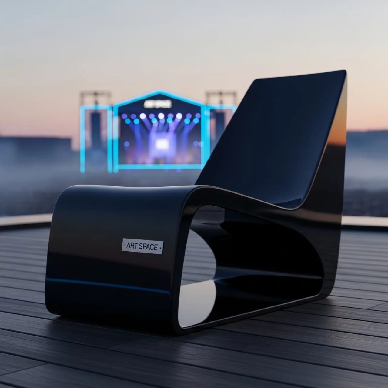 Аренда Шезлонг лежак MC 2051A Black в Rodina Grand Hotel & SPA — ART SPACE