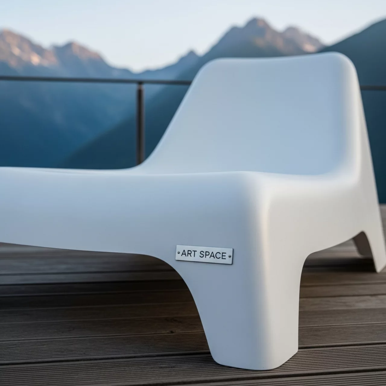 Аренда Шезлонг лежак пластиковый Aqua на курорте «Газпром» (Альпика) — ART SPACE