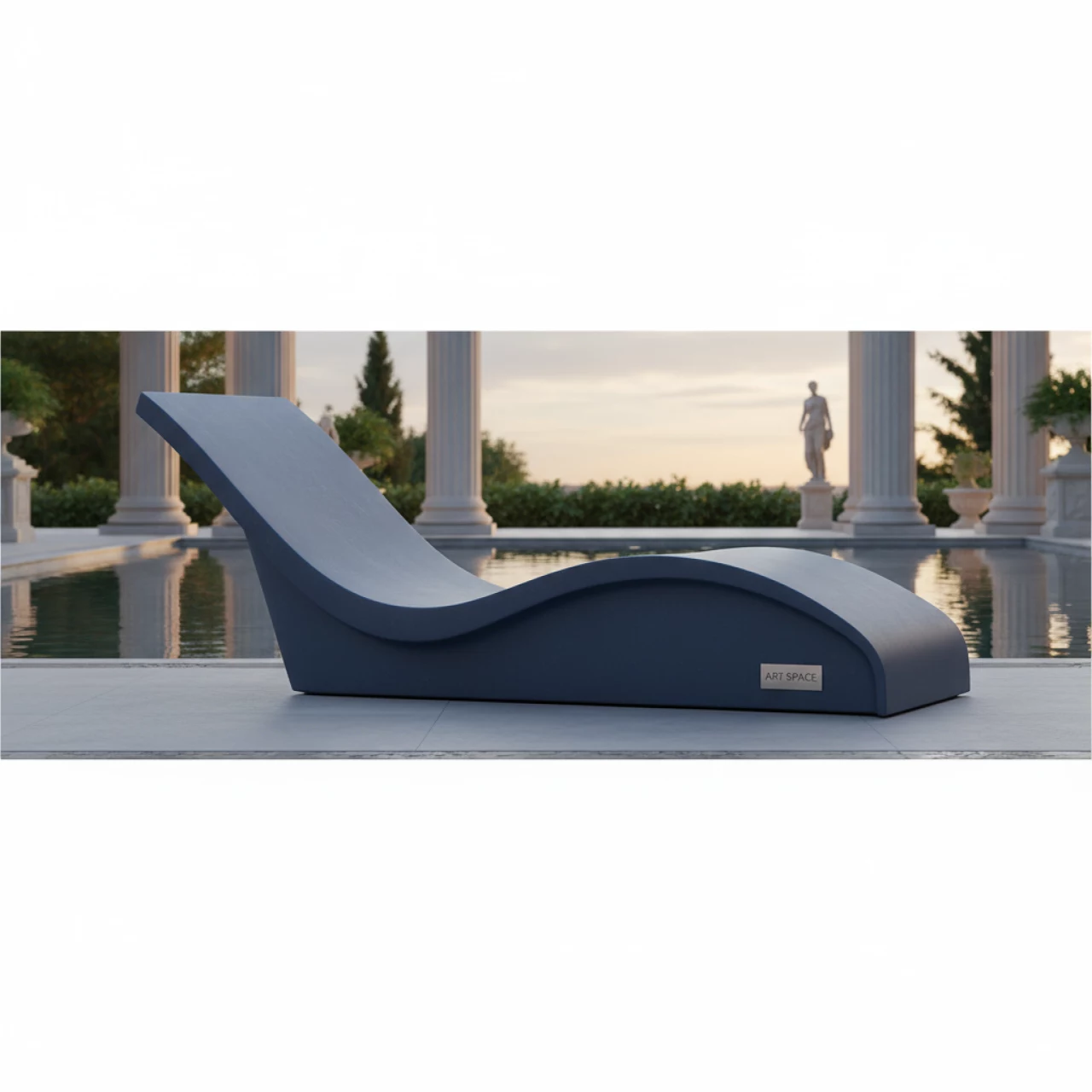 Аренда Шезлонг лежак пластиковый Serendipity chaise outdoor S110 в санатории «Русь» — ART SPACE