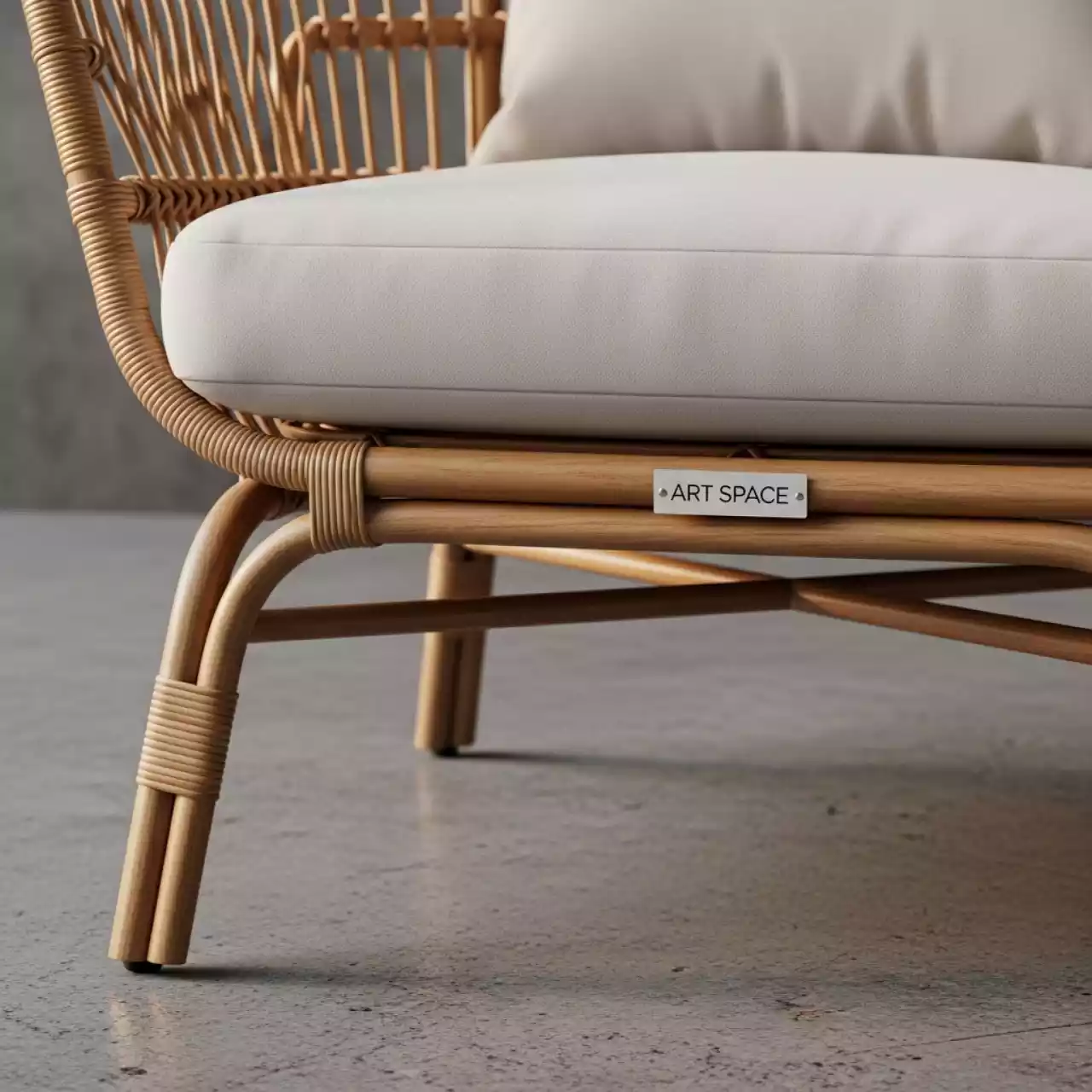 Аренда Шезлонг лежак плетеный Ralph Ash в ресторане «Sanremo» — ART SPACE