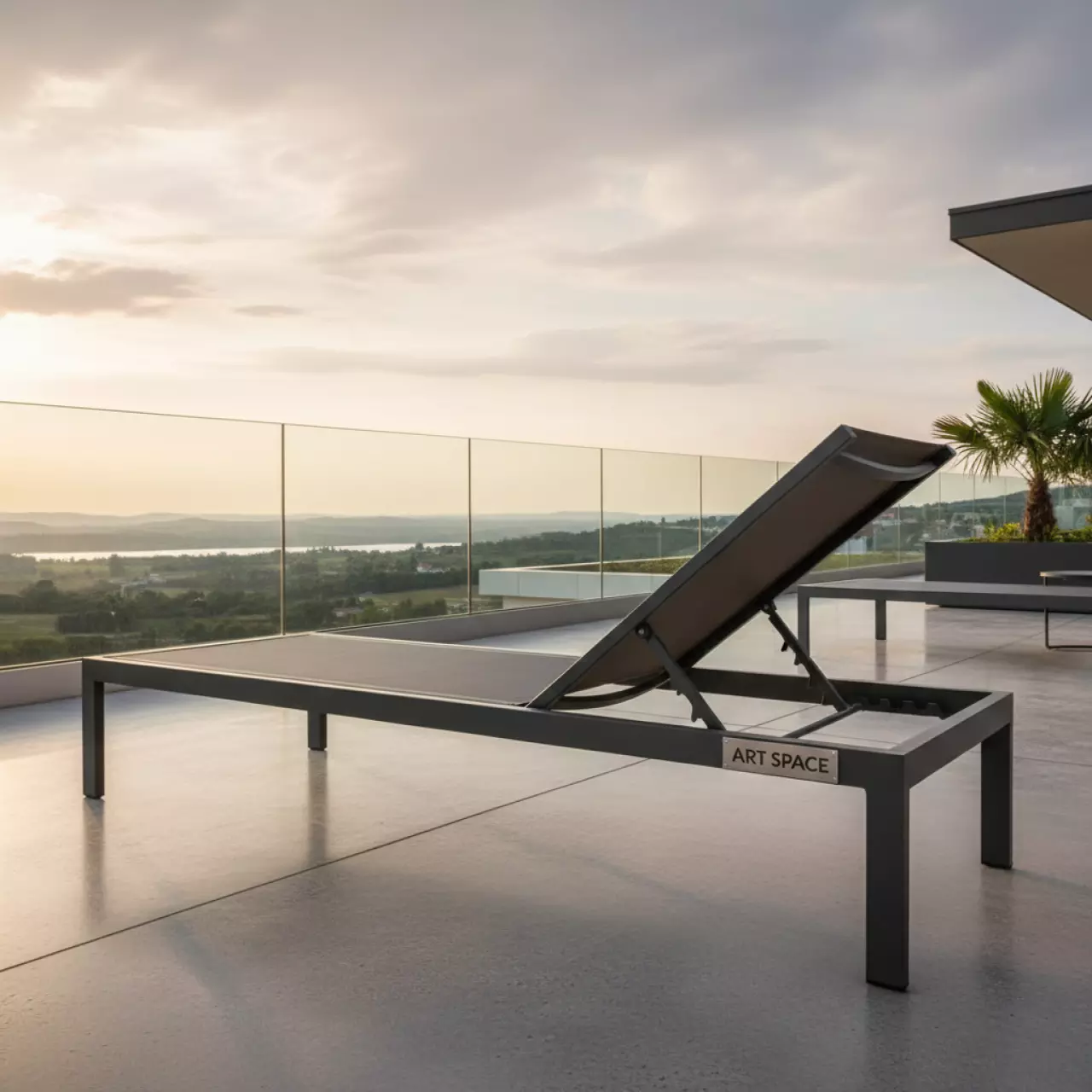 Аренда Шезлонг металлический Doge в Novotel Resort — ART SPACE
