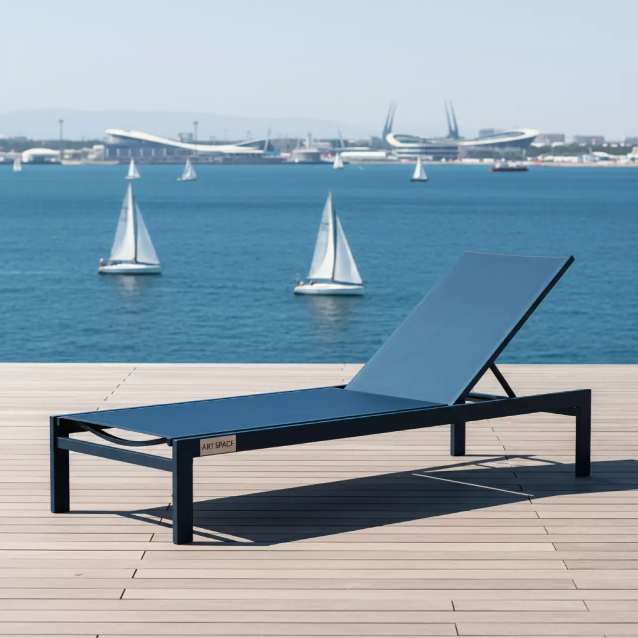 Аренда Шезлонг металлический Ocean на парусной регате (Сочи) — ART SPACE