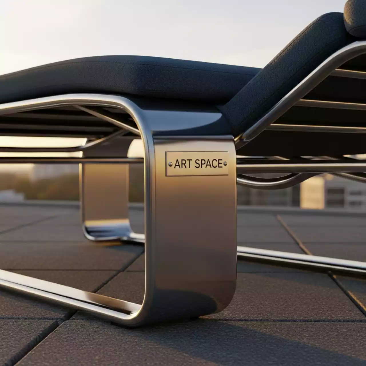 Аренда Шезлонг металлический River в Omega Sirius — ART SPACE