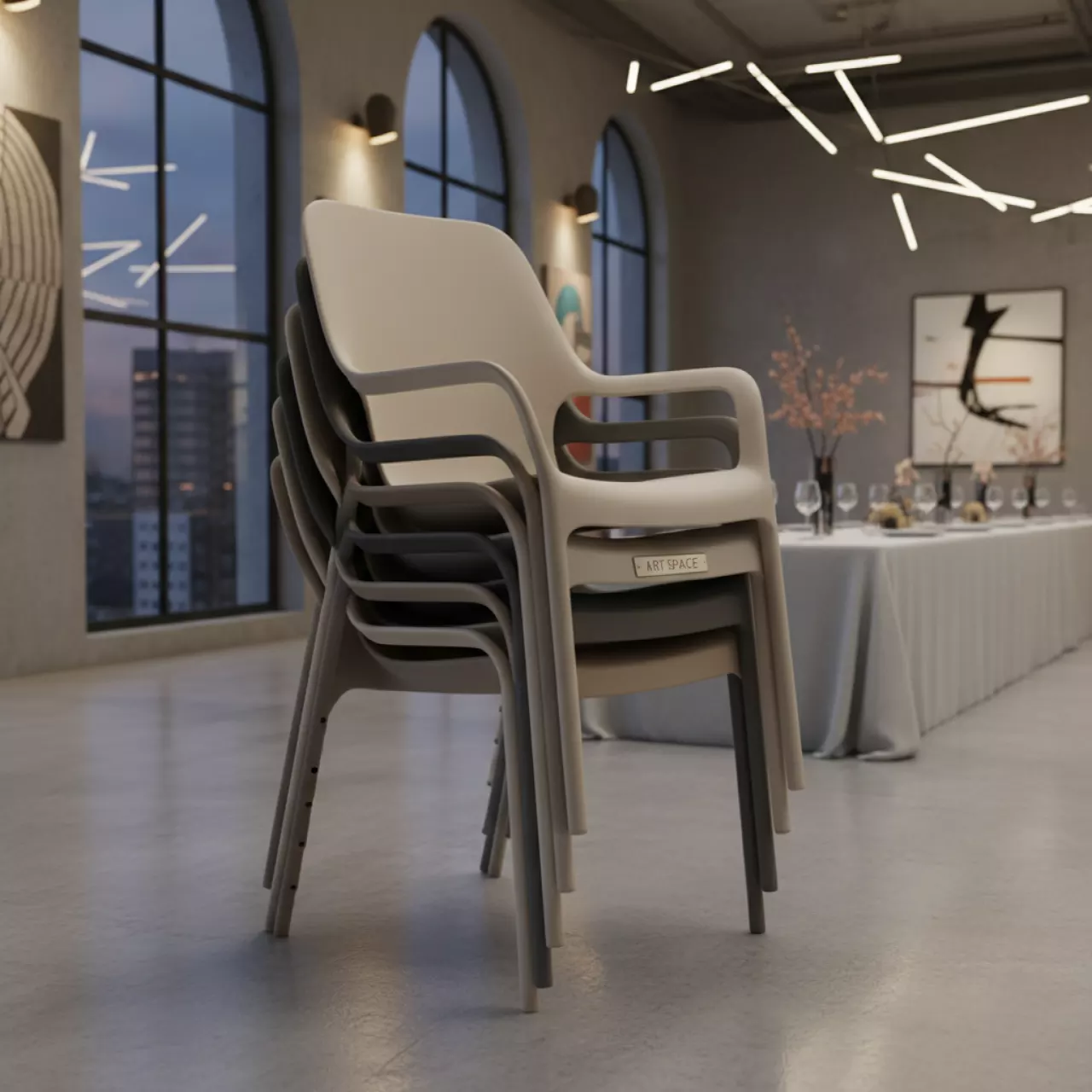 Аренда Шезлонг Pacific пластиковый в ресторане «D.O.M» — ART SPACE