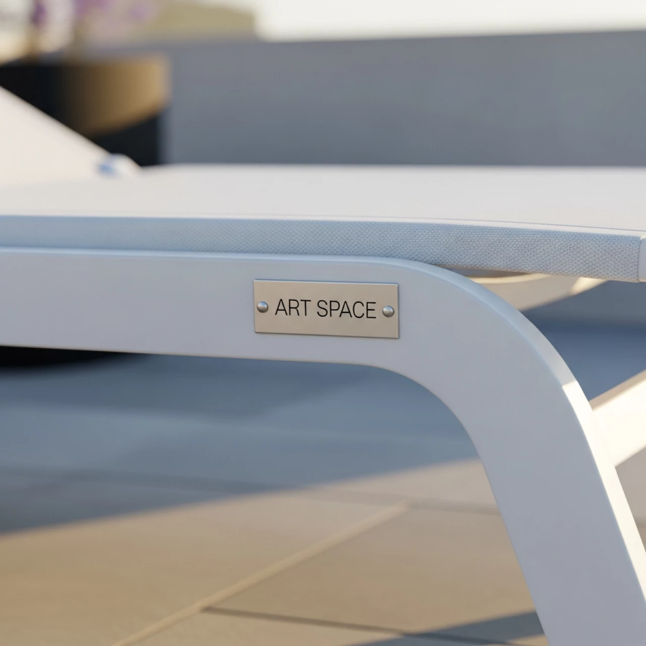 Аренда Шезлонг Paolo белый в Delta Sirius — ART SPACE