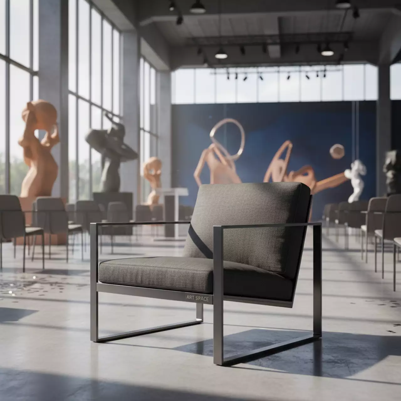 Аренда Шезлонг Par SH 001 RAL7024 Mua VT111154 в Сириус Арене — ART SPACE