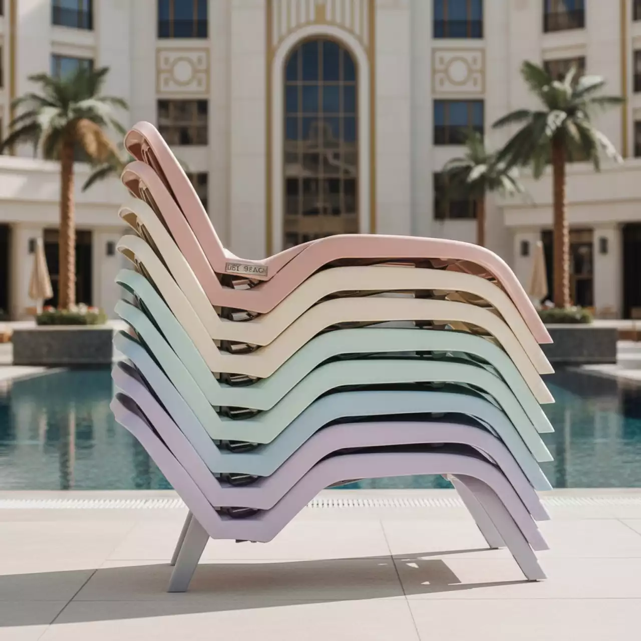 Аренда Шезлонг пластиковый Eden в Маринс Парк Отеле — ART SPACE