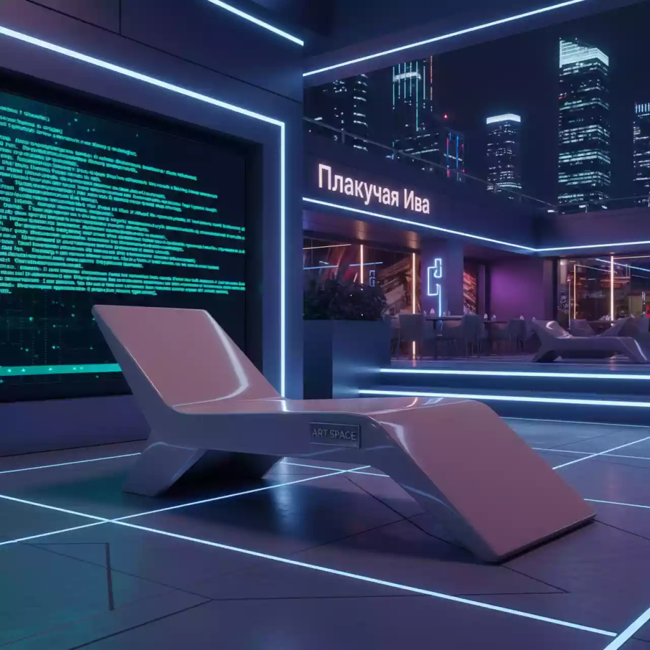 Аренда Шезлонг пляжный Атлантик Atlantic капучино в ресторане «Плакучая Ива» — ART SPACE