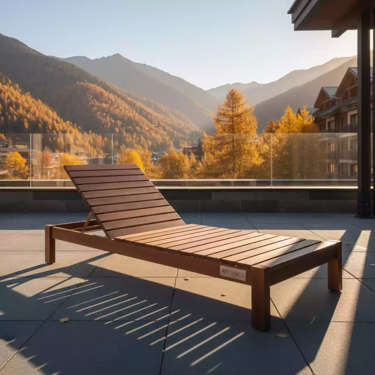 Аренда Шезлонг реечный Мир в Golden Tulip Rosa Khutor — ART SPACE