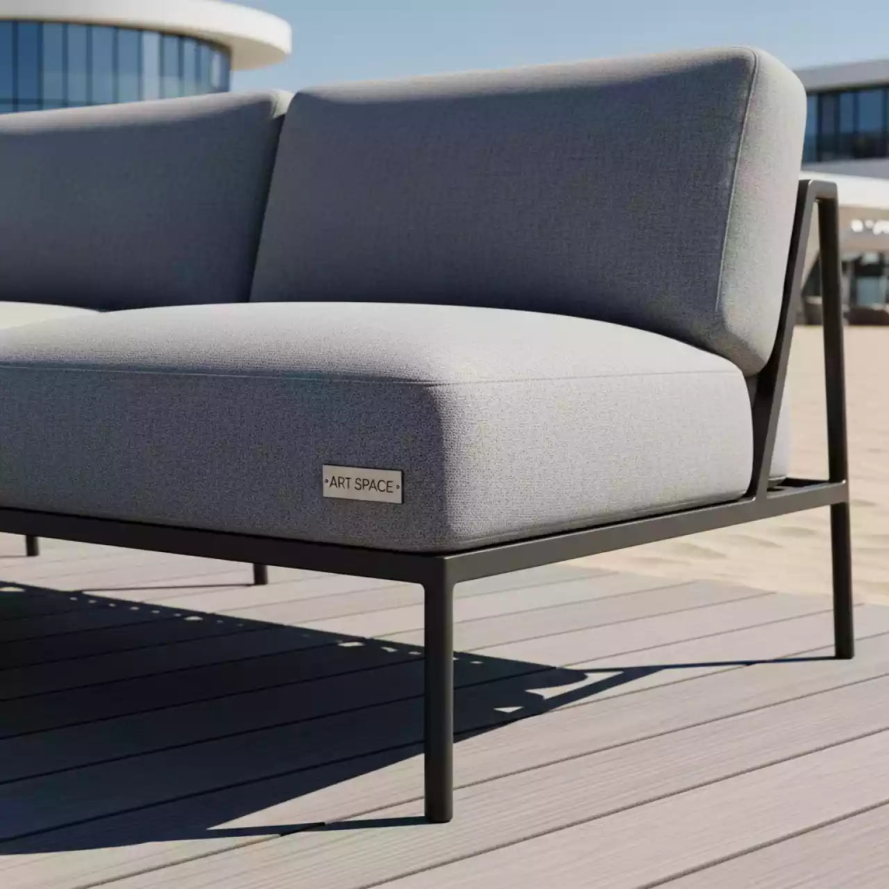 Аренда Шезлонг с обивкой Lullaby на пляже «Мандарин» — ART SPACE