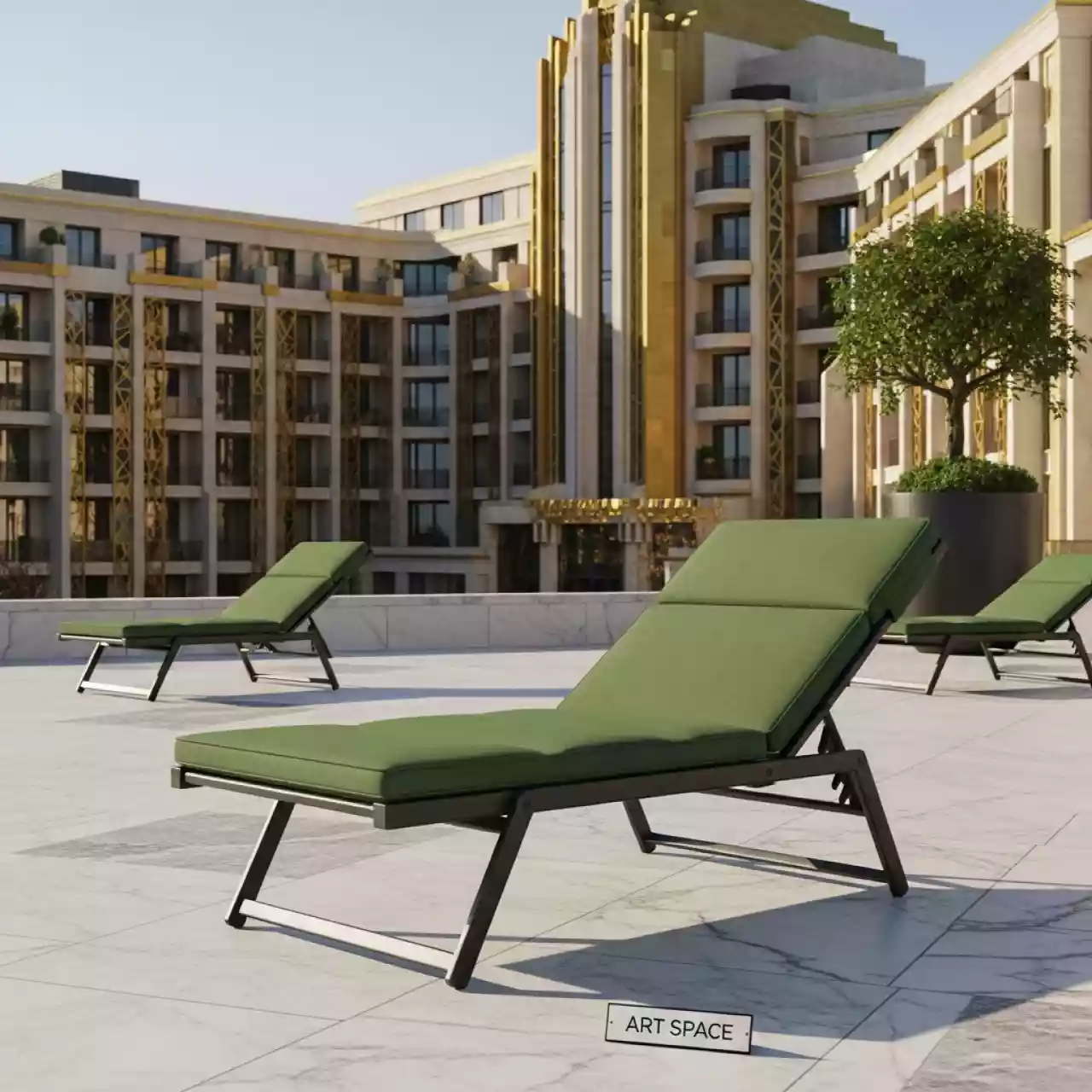 Аренда Шезлонг складной Green Glade M 6191 в Radisson Blu Resort & Congress Centre — ART SPACE