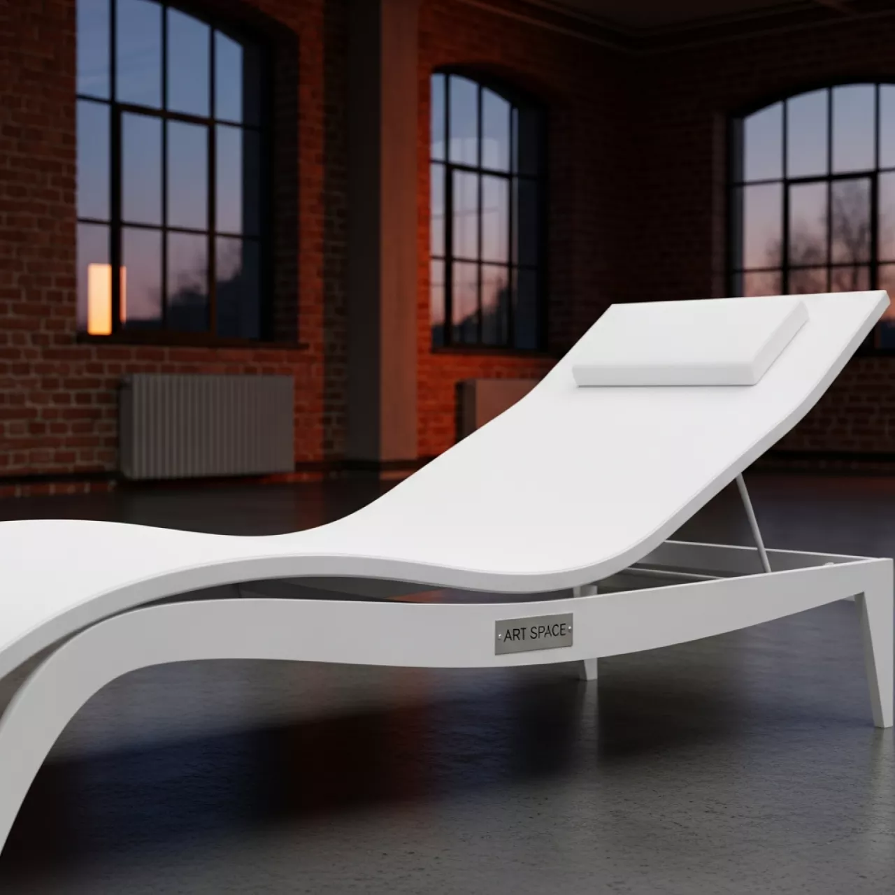Аренда Шезлонг White в лофте «Студия 21» — ART SPACE