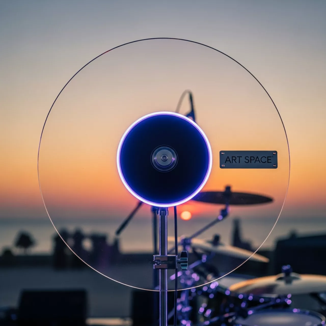 Аренда Шилд раунд цимбал в пляжном комплексе VinoGrad — ART SPACE