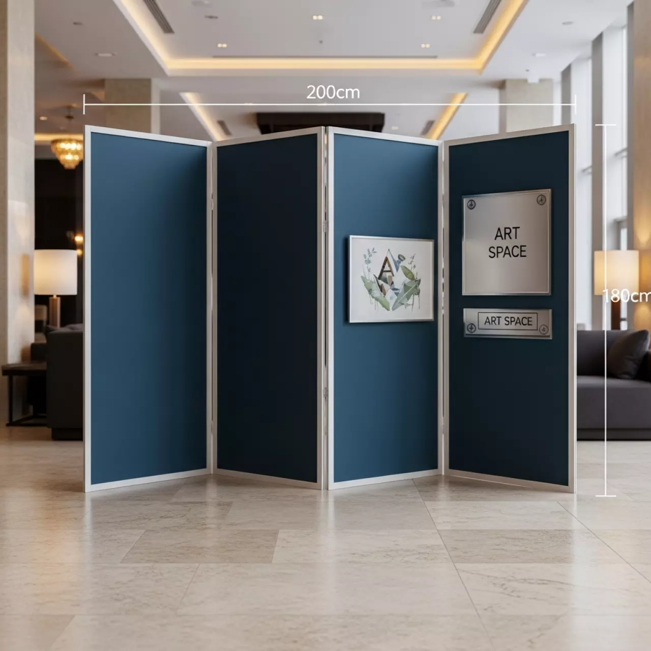 Аренда Ширма 4 створки 180x200 см в Karat Resort — ART SPACE