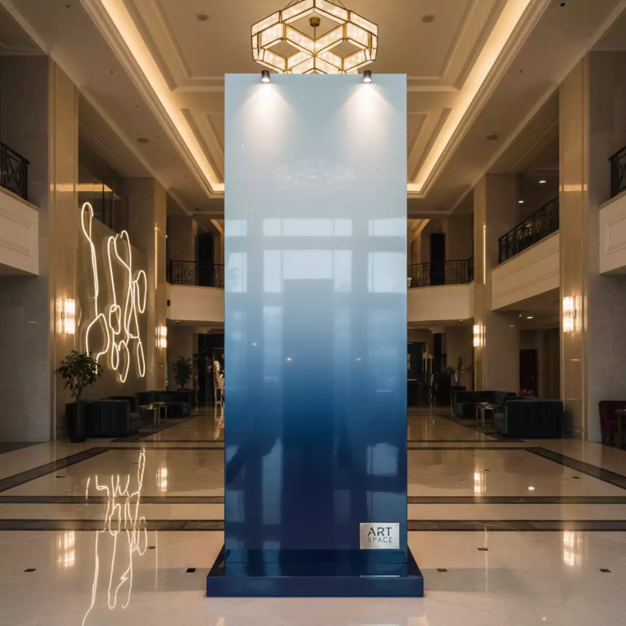 Аренда Ширма декоративная Gradient 180 в отеле «Звездный» — ART SPACE