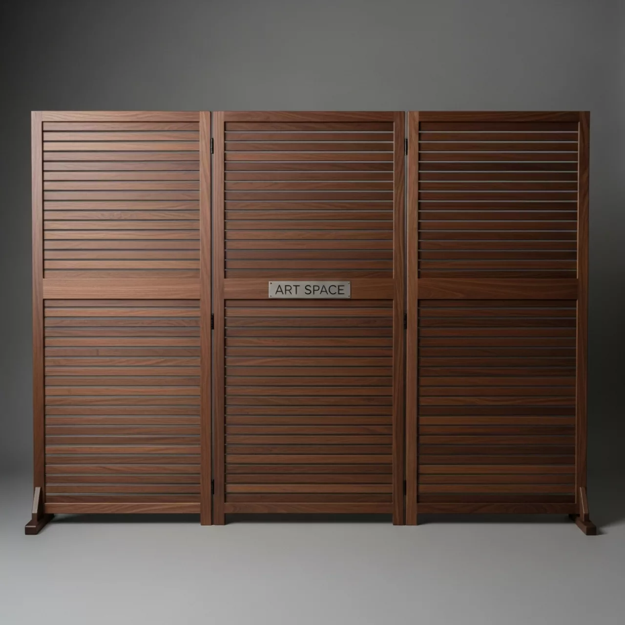 Аренда Ширма деревянная горизонтальная орех 3х2 м 4 части в Imeretinskiy Hotel — ART SPACE