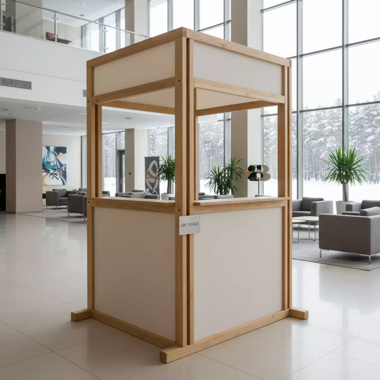 Аренда Ширма для пультовой 5х1,2 м в санатории «Русь» — ART SPACE