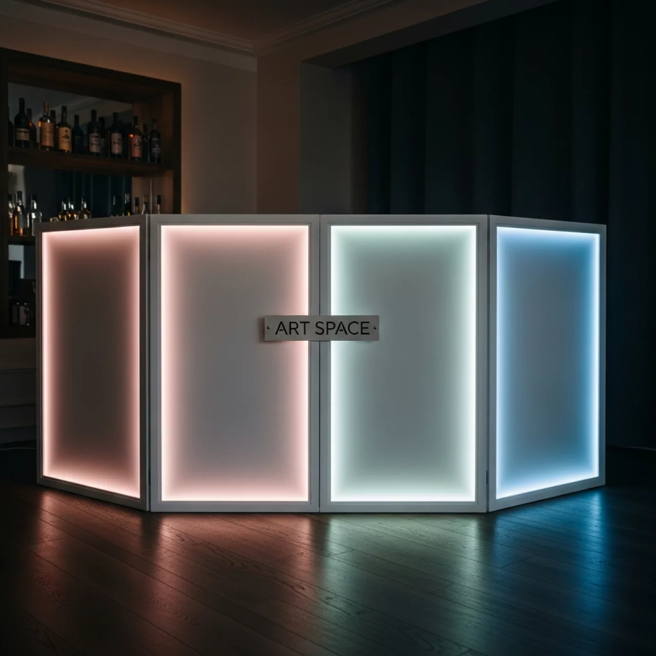 Аренда Ширма для пультовой DJ в ресторане «Voda» — ART SPACE