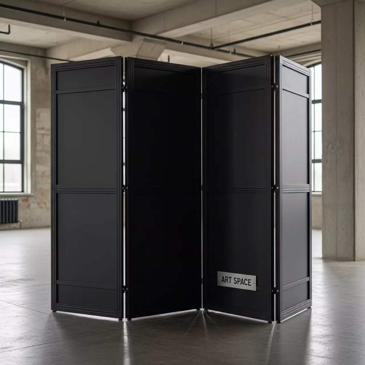 Аренда Ширма Dressing Black в МФК «Горный» — ART SPACE