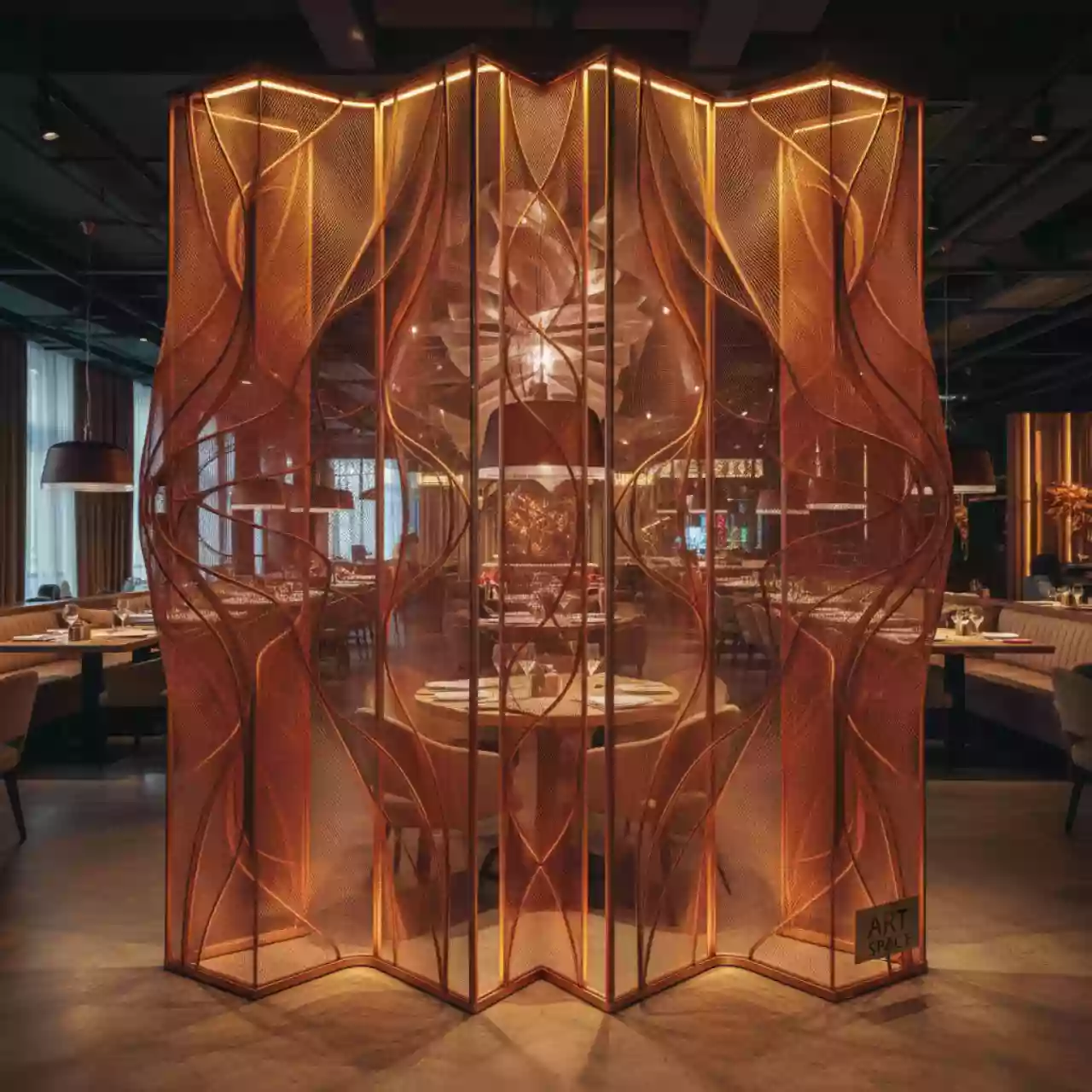 Аренда Ширма мали сет в ресторане «Баран-Рапан» — ART SPACE