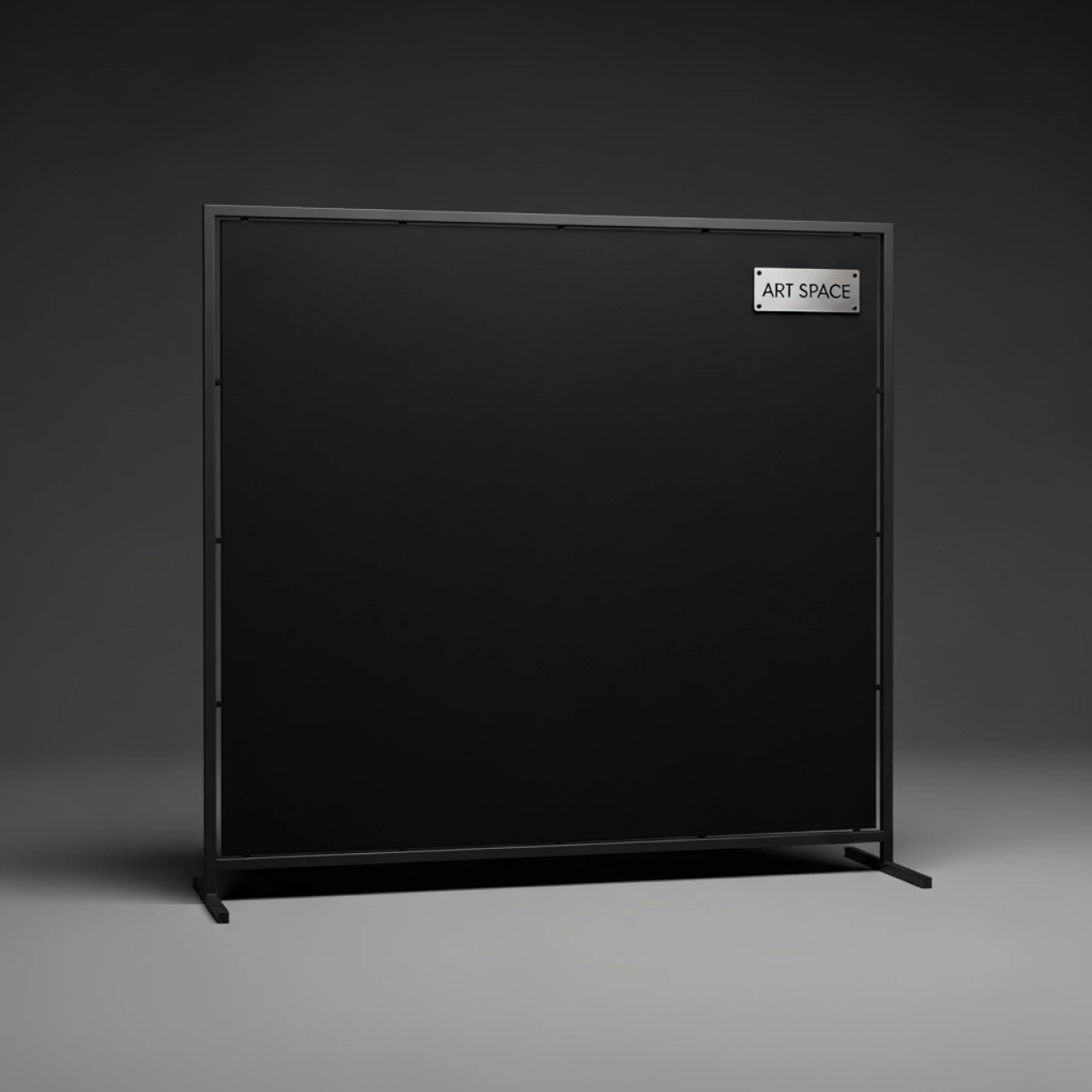 Аренда Ширма мобильная черная 200х200 см в Mantera Supreme — ART SPACE