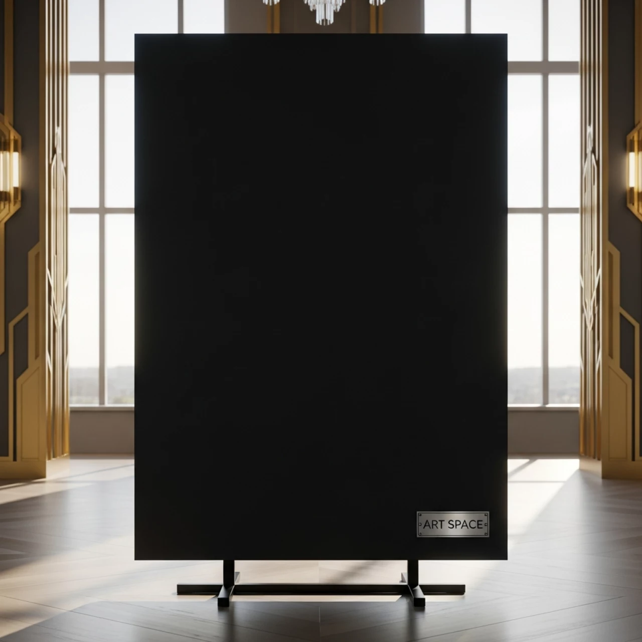 Аренда Ширма натяжная черная 2х1,5 м на Сочи Автодроме — ART SPACE