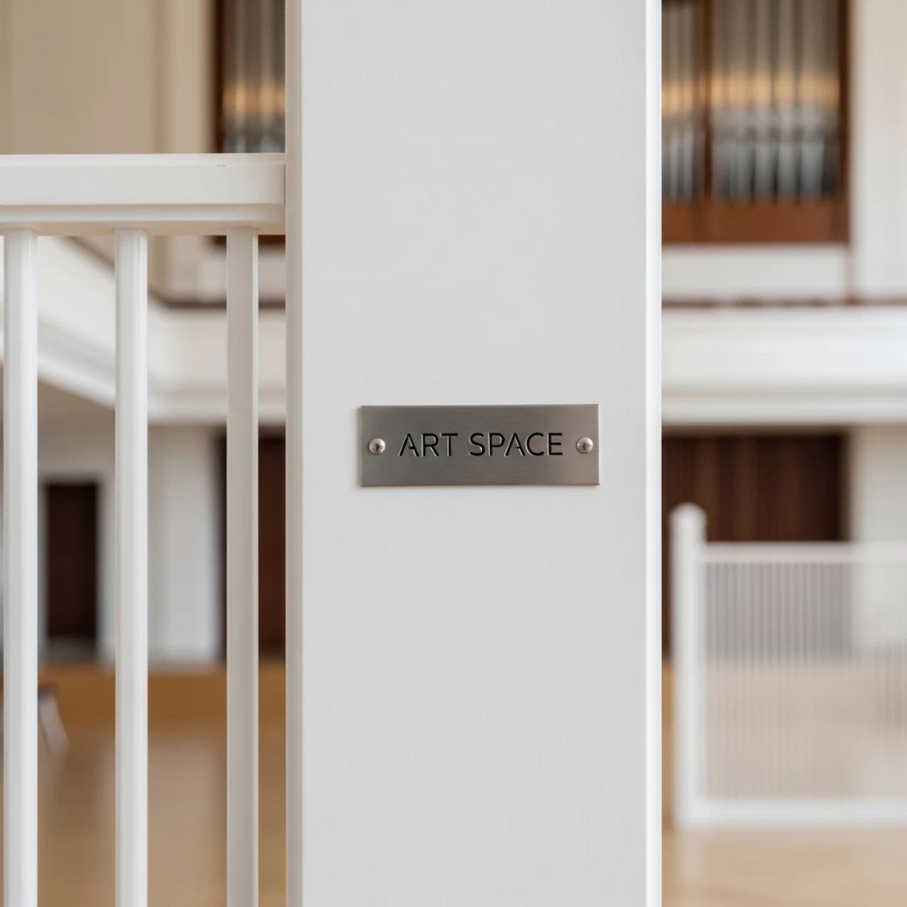 Аренда Ширма перегородка белая в Зале органной и камерной музыки — ART SPACE