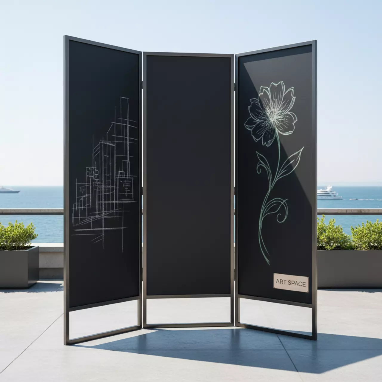 Аренда Ширма с меловой поверхностью Kreda на Имеретинской набережной — ART SPACE