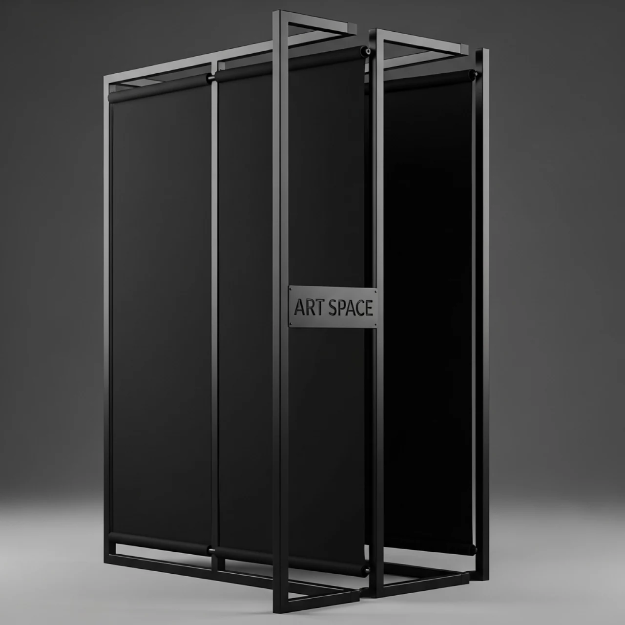 Аренда Ширма техническая черная в Boutique Hotel PORTUM 1905 — ART SPACE