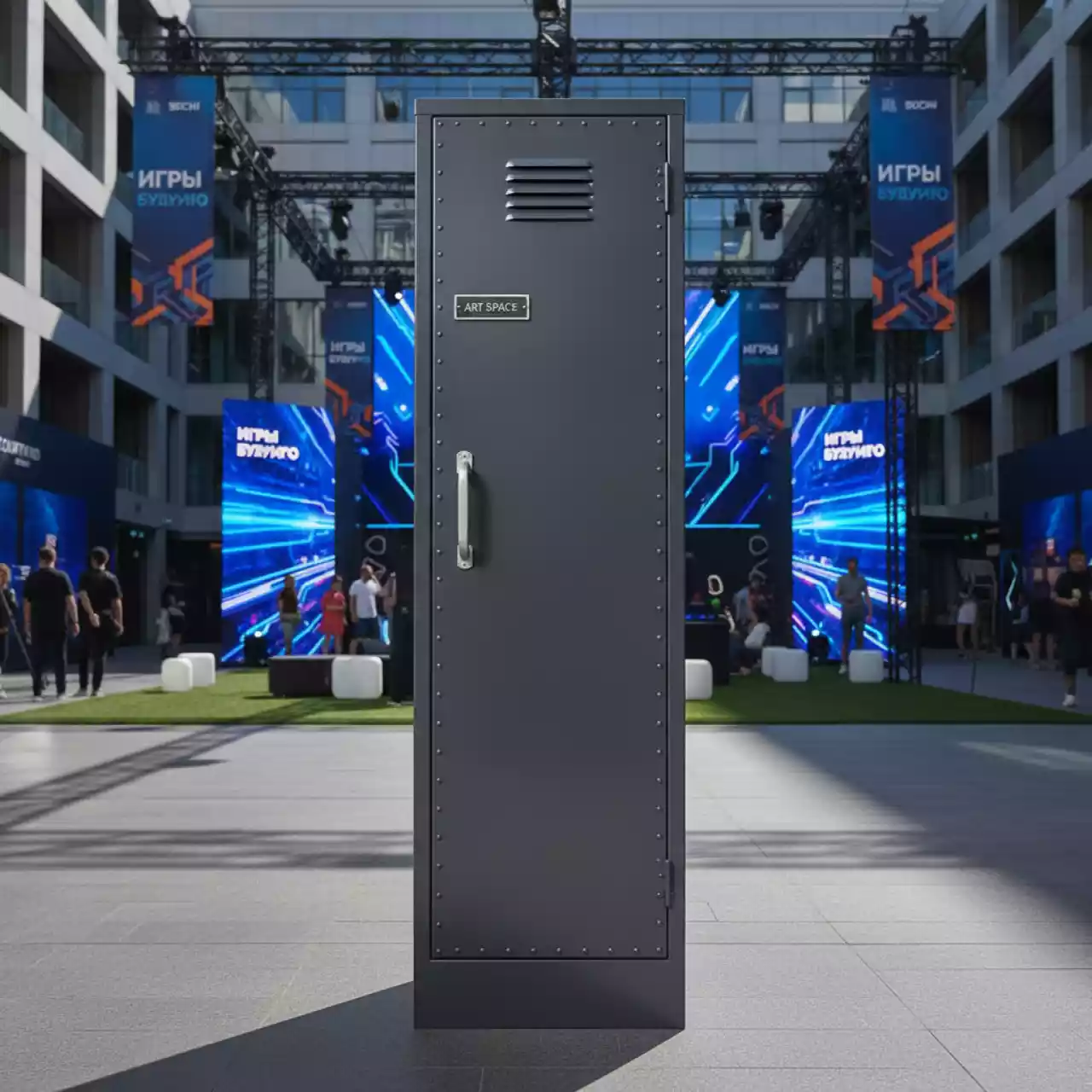 Аренда Шкаф для одежды металлический Металл Завод ШМ У 22 800 в Courtyard by Marriott Sochi — ART SPACE